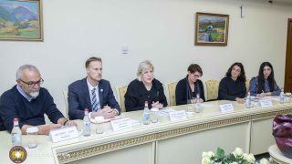 The Chairman of the RA Investigative Committee Argishti Kyaramyan Presented the Circumstances of Ethnic Cleansing Committed by Azerbaijan to the Commissioner for Human Rights of the Council of Europe (photos)